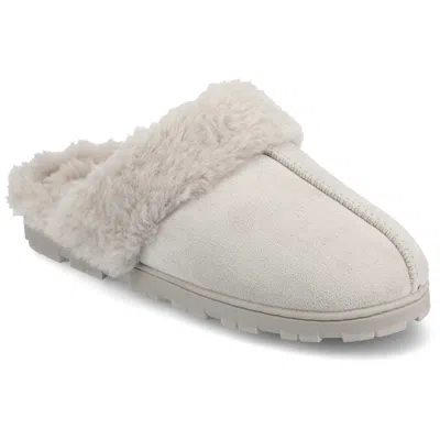 Journee Women's Kalli Slippers In Grey