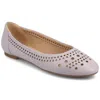 Journee Women's Kamrah Ballet Dress Flats In Blue