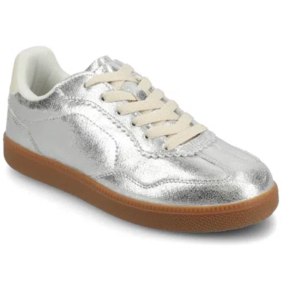 Journee Women's Lummie Casual Sneakers In Silver