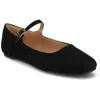 Journee Collection Carrie Mary Jane Flat In Black