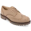 Journee Women's Medium And Wide Width Claudiya Oxford In Grey
