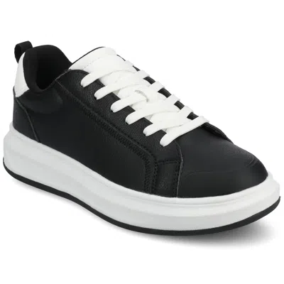 Journee Women's Meeya Casual Sneakers In Black