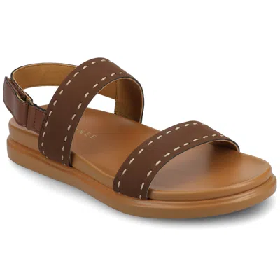 Journee Women's Milie Sandals In Brown
