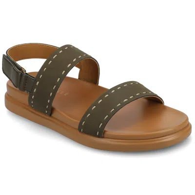 Journee Women's Milie Sandals In Green