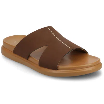 Journee Women's Misey Sandals In Brown