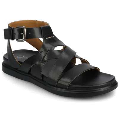 Journee Women's Mistee Sandals In Black