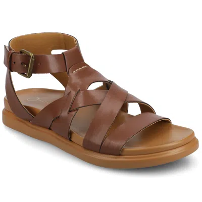 Journee Women's Mistee Sandals In Green