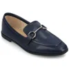 Journee Women's Mizza Medium And Wide Width Dress Flats In Blue