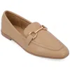 Journee Women's Mizza Medium And Wide Width Dress Flats In Brown