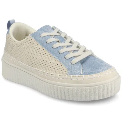 Journee Women's Pazey Platform Casual Sneakers In Multi