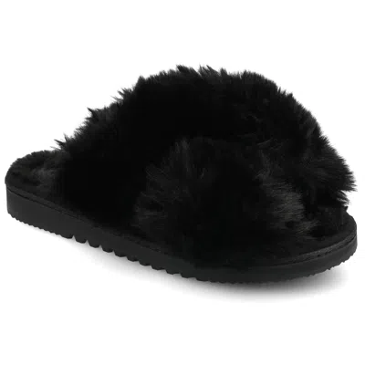 Journee Women's Skylah Slippers In Black