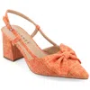 Shop Journee Women's Tailynn Medium And Wide Width Pumps In Orange