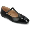 Journee Women's Theah Medium And Wide Width Dress Flats In Black