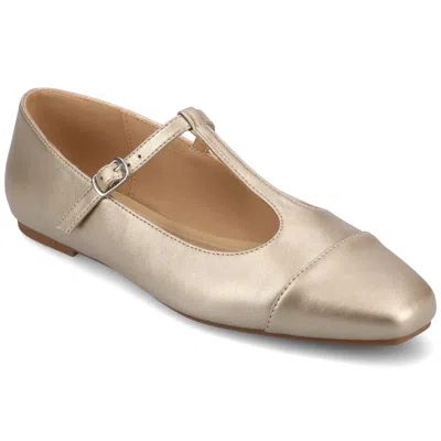 Journee Women's Theah Medium And Wide Width Dress Flats In White