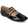Journee Women's Tru Comfort Foam Medium And Wide Width Darlin Dress Flats In Black