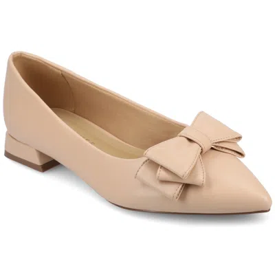 Journee Women's Tru Comfort Foam Ophelia Dress Flats In Brown