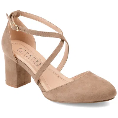 Journee Women's Tru Comfort Foam Wide Width Foster Pumps In Grey