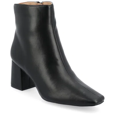 Journee Women's Tru Comfort Foam Wide Width Haylinn Booties In Black