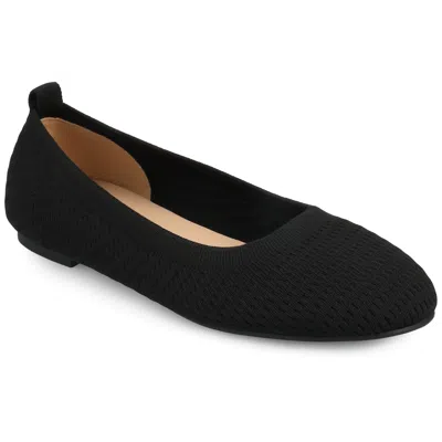 Journee Women's Wide Width Maryann Dress Flats In Black