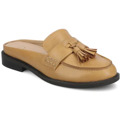 Journee Womens Azura Tassel Mule Loafer In Multi
