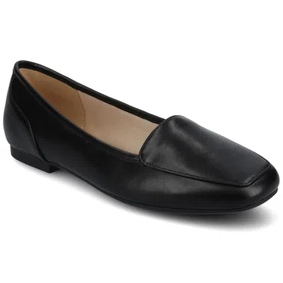 Journee Womens Noelia Medium And Wide Width Career Ballet Flats In Black