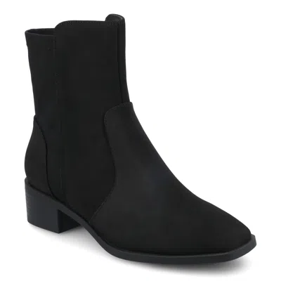 Journee Womens Renna Medium And Wide Width Chelsea Boots In Black