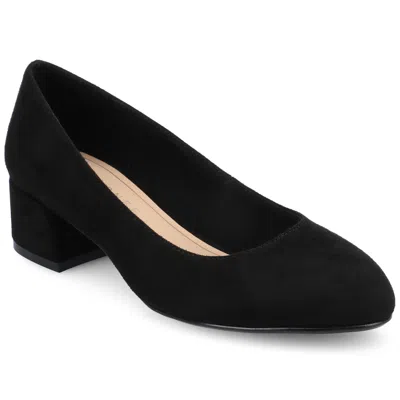 Journee Womens Saarii Medium And Wide Width Pumps In Black