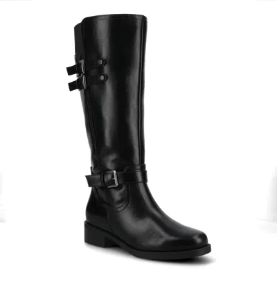 Journee Womens Sonny Knee High Extra Wide-calf Casual Boots In Black