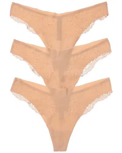 Journelle 3pk Allegra Jolie Thong In Brown
