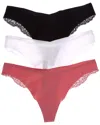 Journelle 3pk Allegra Jolie Thong In Multi