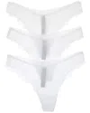 Journelle 3pk Allegra Jolie Thong In White