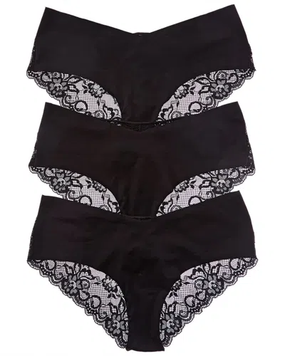 Journelle 3pk Estelle Hipster In Black