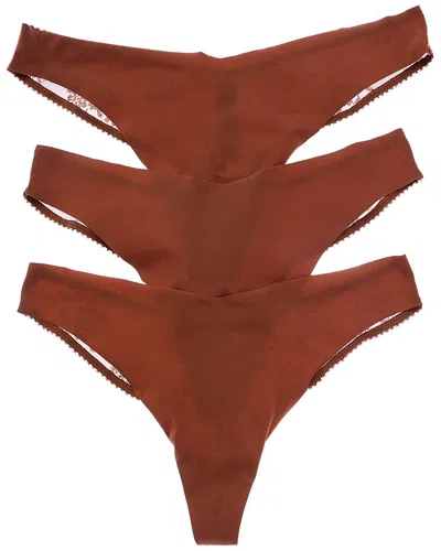 Journelle 3pk Romy Jolie Thong In Brown