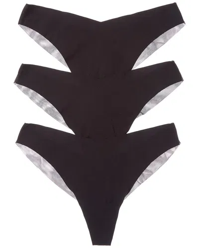 Journelle 3pk Victoire Jolie Thong In Black