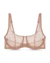 Journelle Alix Lace Demi Bra In Sable