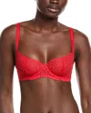 Journelle Allegra Balconette Bra In Red