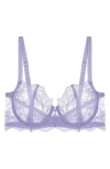 Journelle Anais Low Balconette Lace Underwire Bra In Lavande