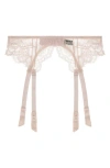 Journelle Anais Suspender Belt In Petal