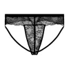 Journelle Black Sapna Mens Jock Strap Thong Noir In Black