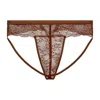 Journelle Brown Sapna Mens Jock Strap Thong Cannelle In Brown