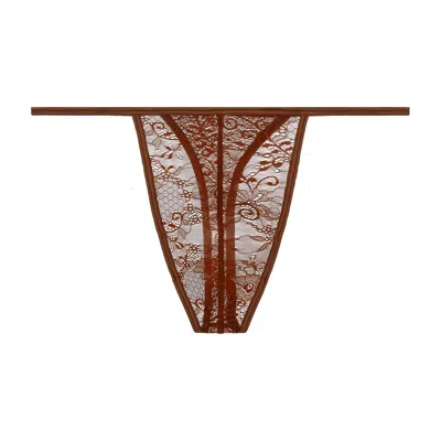 Journelle Brown Sapna Mens Thong Cannelle