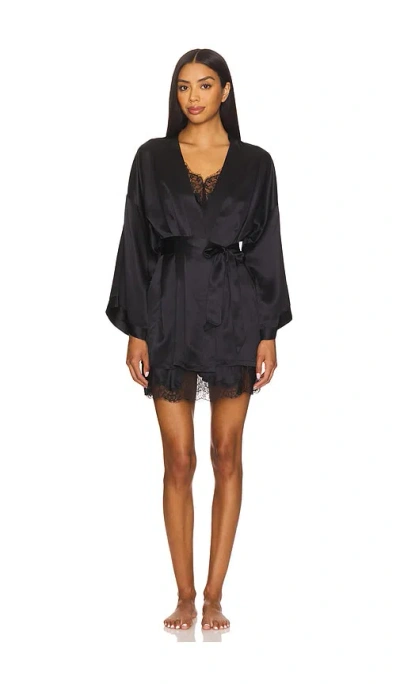Journelle Celine Classic Robe In Black