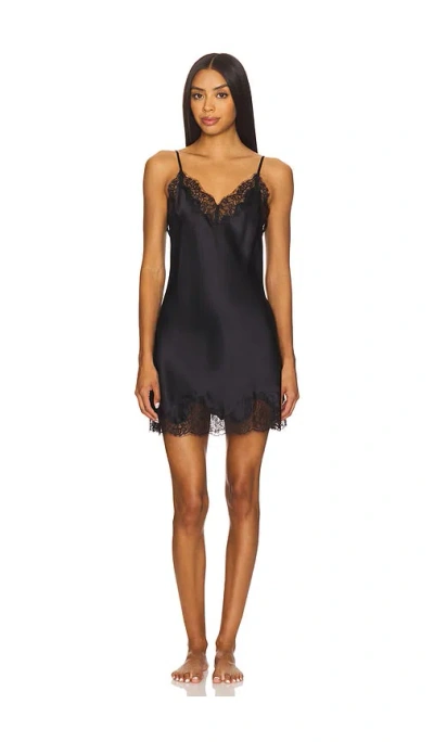 Journelle Charlotte Short Slip In Black