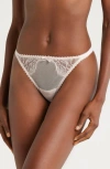 Journelle Chiara Mesh Thong In Petal