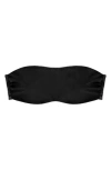 Journelle Estelle Mixed Media Bandeau In Black