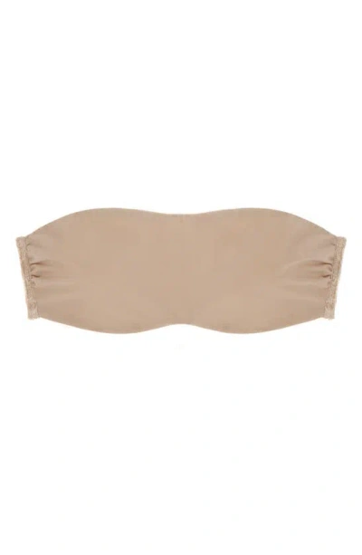 Journelle Estelle Mixed Media Bandeau In Blush