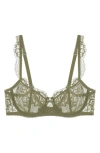 Journelle Isabel Lace Underwire Balconette Bra In Picholine
