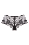 Journelle Isabel Modern Tap Shorts In Noir