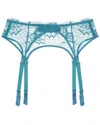Journelle Isabel Suspender Belt Thong In Multi