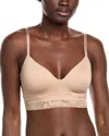 Journelle Lace Molded Wireless Bra In Brown